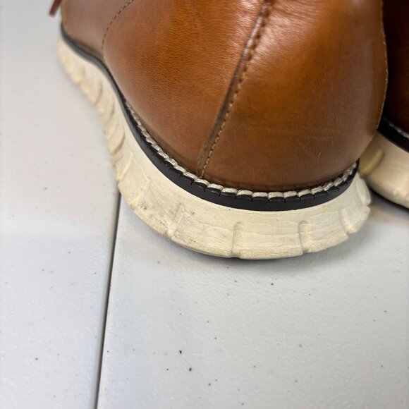 Cole Haan ZERØGRAND Chukka Boots Men’s 10M British Tan Leather Comfort Shoes - Picture 12 of 16